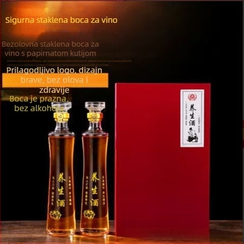 Kristalna staklena boca, 580 g, branda Independence, kineskog stila, ambalaža u kutiji, lansiranje zimi 2023