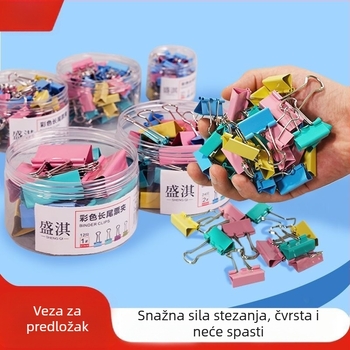 Duga klipsa za dokumente – metalna klipsa (Brand: Shengqi)