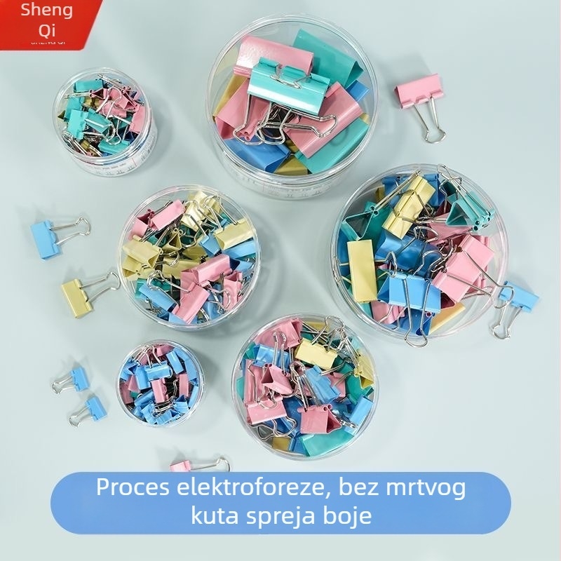 Duga klipsa za dokumente – metalna klipsa (Brand: Shengqi)