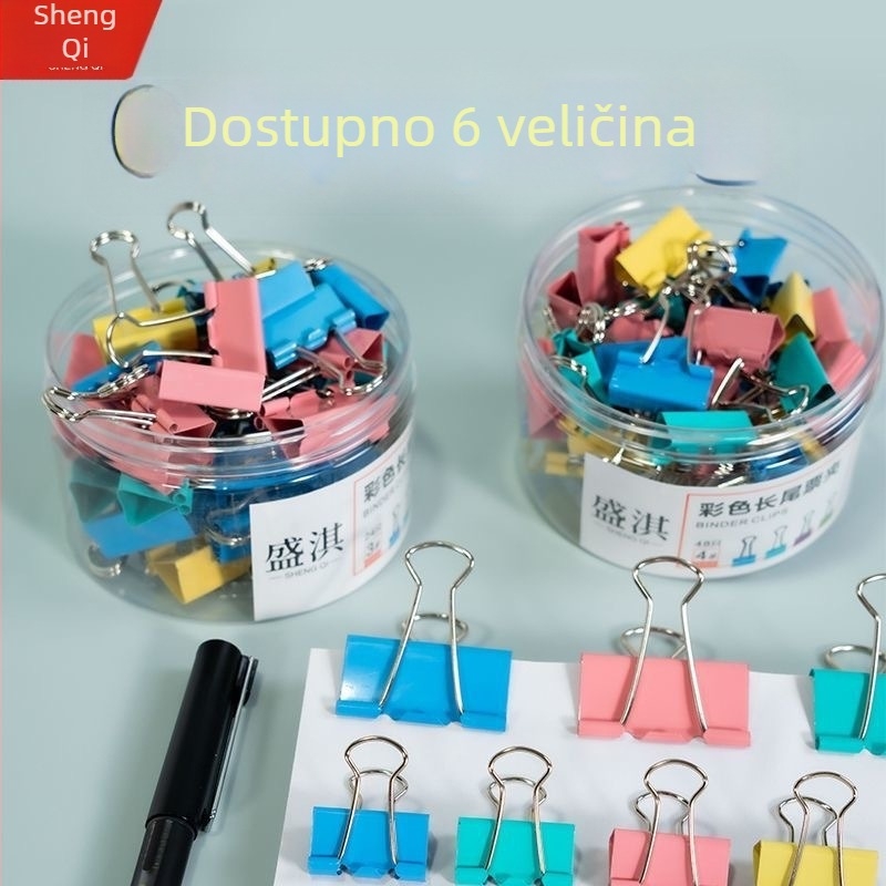 Duga klipsa za dokumente – metalna klipsa (Brand: Shengqi)