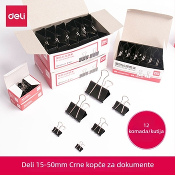 Deli Metal Hollow Clip s dugom repom – stilovi Dovetail, Butterfly i Phoenix Tail (Marka: Deli; Materijal: Metal; Tip proizvoda: Metal Hollow)