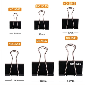 Deli Metal Hollow Clip s dugom repom – stilovi Dovetail, Butterfly i Phoenix Tail (Marka: Deli; Materijal: Metal; Tip proizvoda: Metal Hollow)