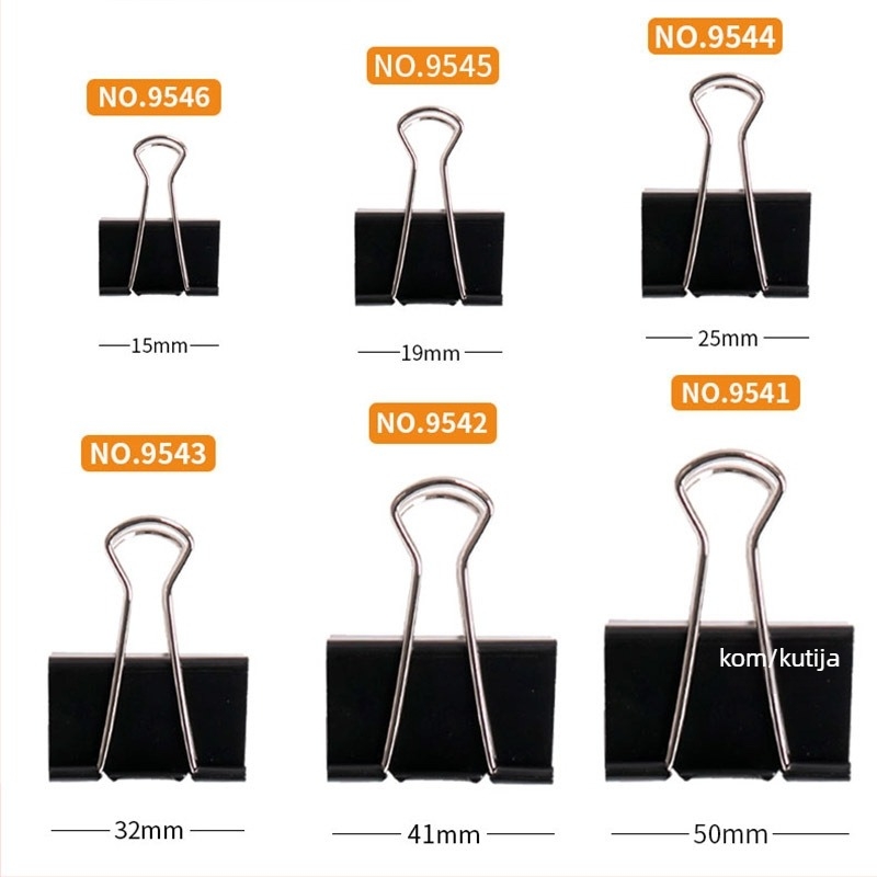 Deli Metal Hollow Clip s dugom repom – stilovi Dovetail, Butterfly i Phoenix Tail (Marka: Deli; Materijal: Metal; Tip proizvoda: Metal Hollow)