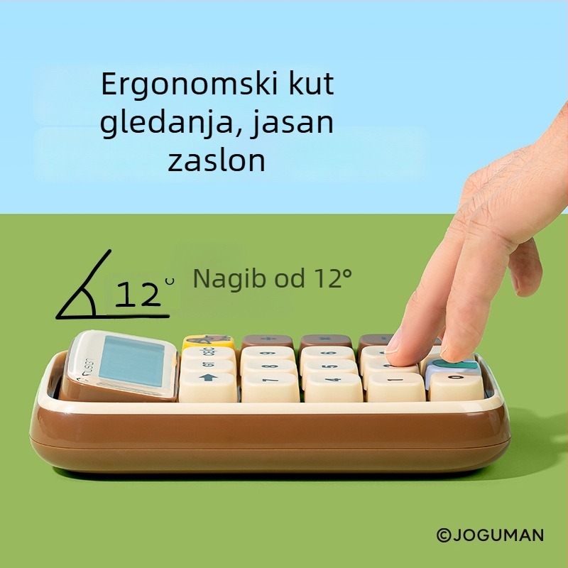 Deli NS043-Q višefunkcijski kalkulator s 12-znamenkasti zaslon, plastično kućište, baterija uključena