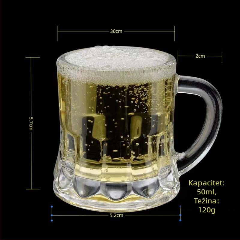 Staklena mini čaša za vino | Moderna jednostavnost i stil zodijaka | Zapremina 1–100 ml • Materijal: Staklo • Kategorija: Čaša za vino • Težina: 120 g