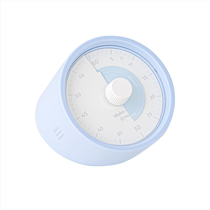 Planwith Pw259b Vizualni timer za planiranje vremena s glasovnim podsjetnikom, ABS materijal, baterija uključena