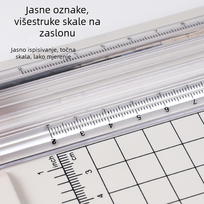 Rezač papira SF-1255, plastični, prijenosni, za rezanje