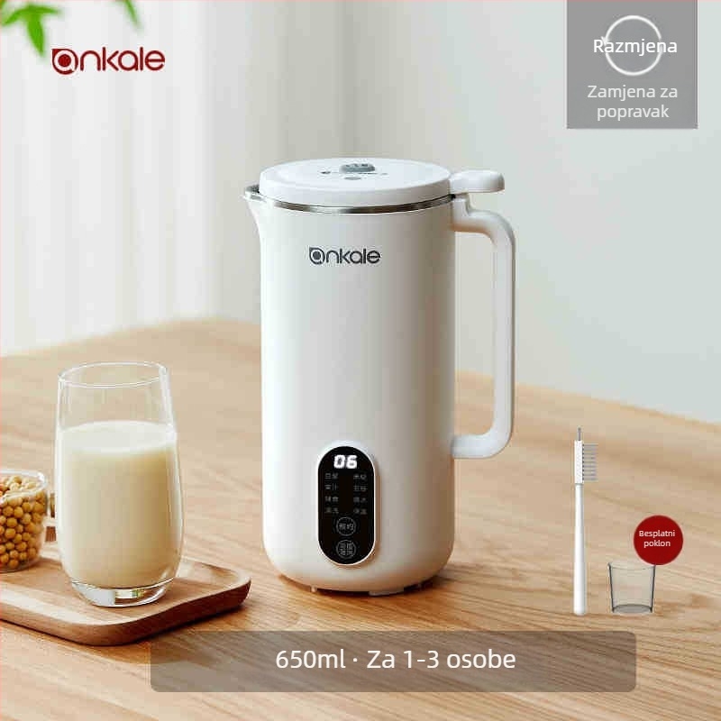 Stroj za sojino mlijeko za 2–3 osobe, 0.65L, 750W, 220V, Automatsko čišćenje