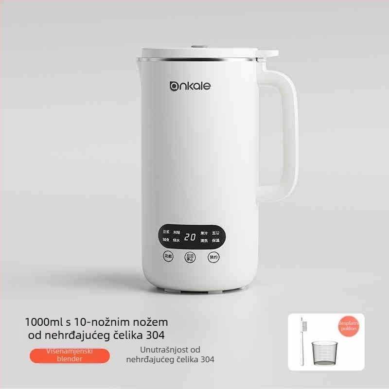 Stroj za sojino mlijeko za 2–3 osobe, 0.65L, 750W, 220V, Automatsko čišćenje