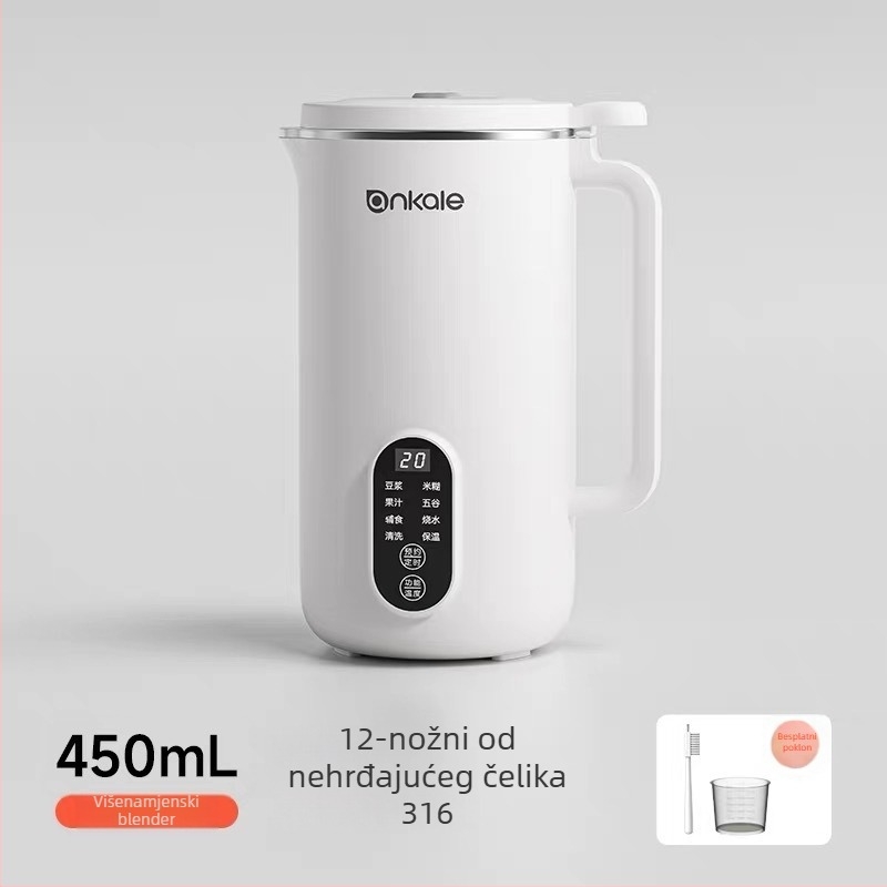 Stroj za sojino mlijeko za 2–3 osobe, 0.65L, 750W, 220V, Automatsko čišćenje