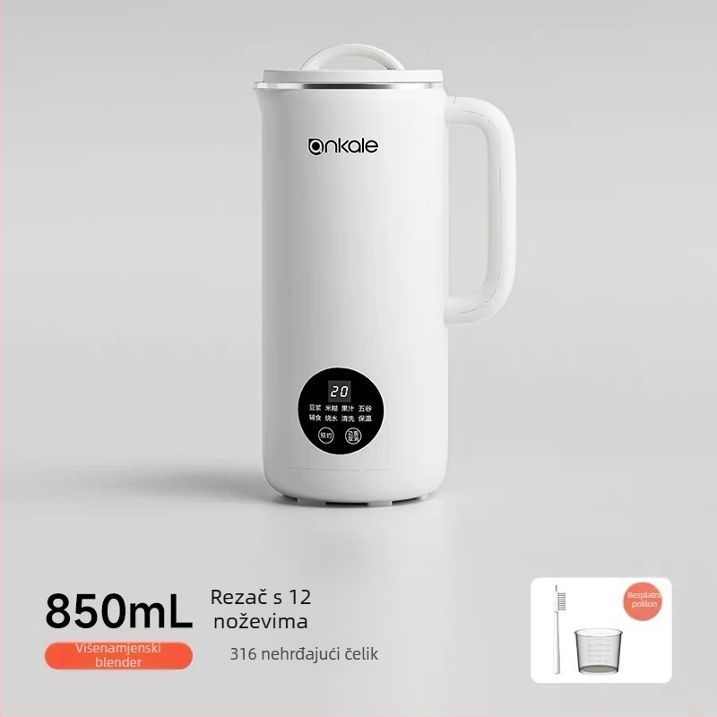 Stroj za sojino mlijeko za 2–3 osobe, 0.65L, 750W, 220V, Automatsko čišćenje