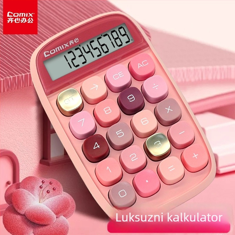 Comix C-2022 jednostavan uredski kalkulator – AA baterija uključena