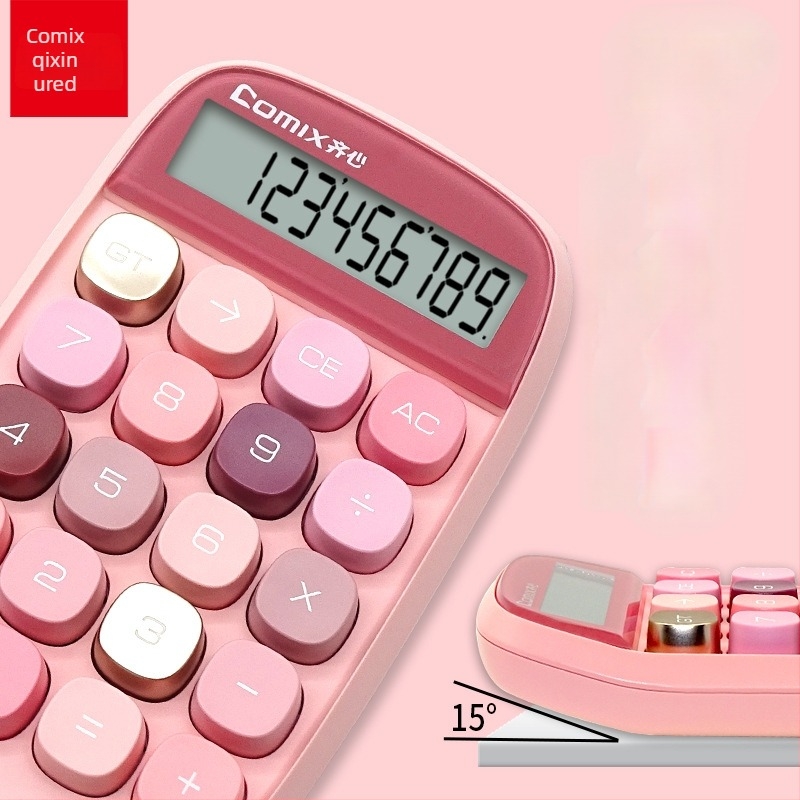 Comix C-2022 jednostavan uredski kalkulator – AA baterija uključena