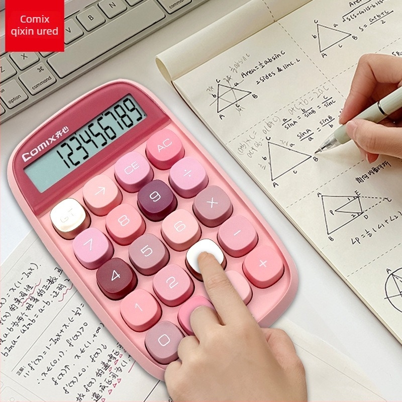 Comix C-2022 jednostavan uredski kalkulator – AA baterija uključena