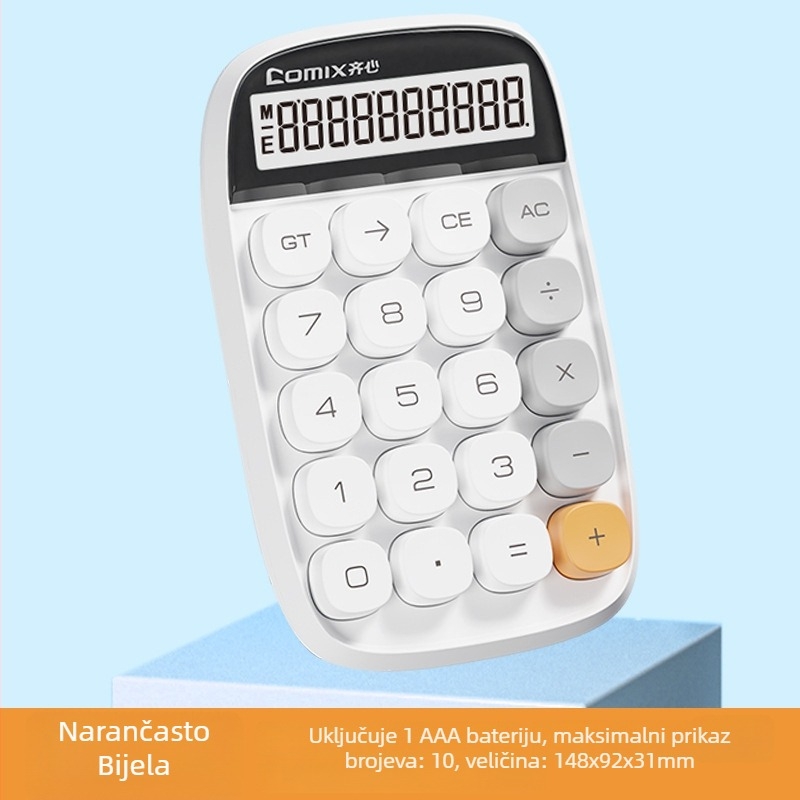 Comix C-2022 jednostavan uredski kalkulator – AA baterija uključena