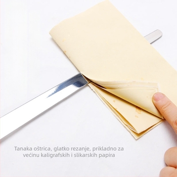 Metalni nož za papir, srednji model, maksimalni rez B3