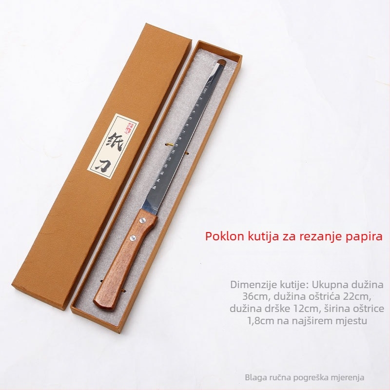 Metalni nož za papir, srednji model, maksimalni rez B3