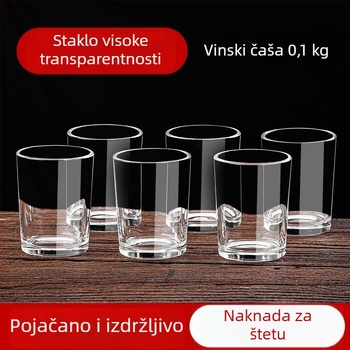 Set čašica za liker, jednostavan stil, obična stakla