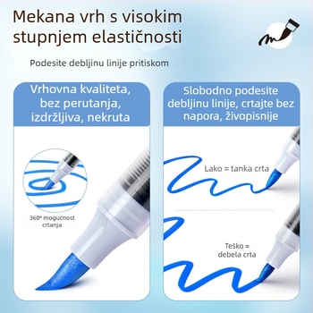 Touchmark direktni tekući akrilni marker u futri od Oxford platna – tinta 2.4 g