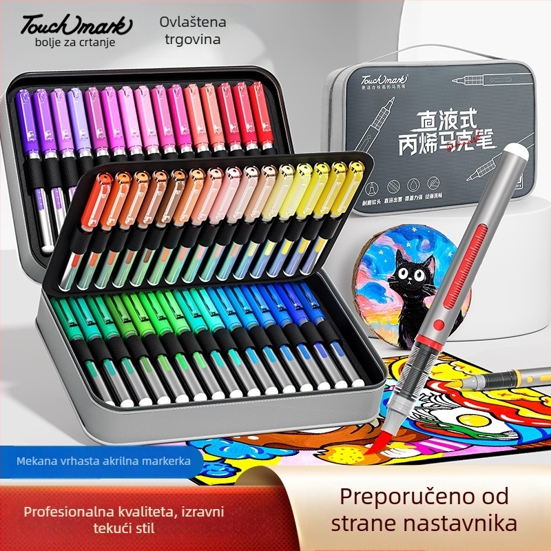 Touchmark direktni tekući akrilni marker u futri od Oxford platna – tinta 2.4 g