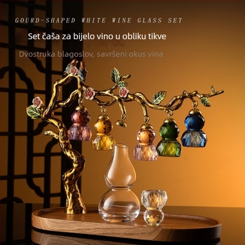 Krištalno staklo set čaša za žestoko piće, kapacitet 1–100 ml, moderan jednostavan stil, mogućnost prilagodbe