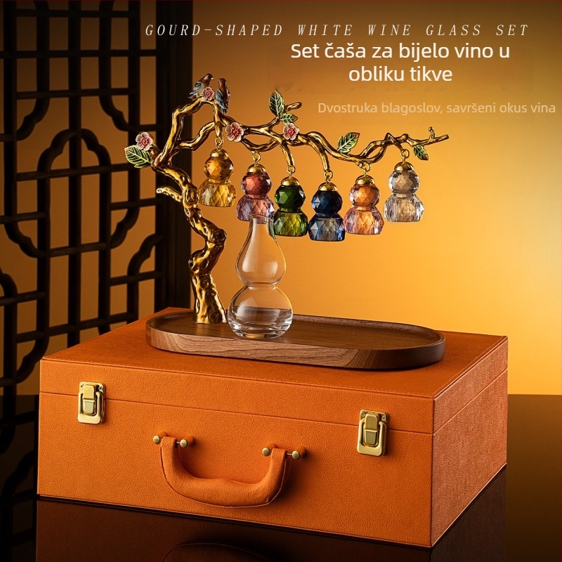 Krištalno staklo set čaša za žestoko piće, kapacitet 1–100 ml, moderan jednostavan stil, mogućnost prilagodbe