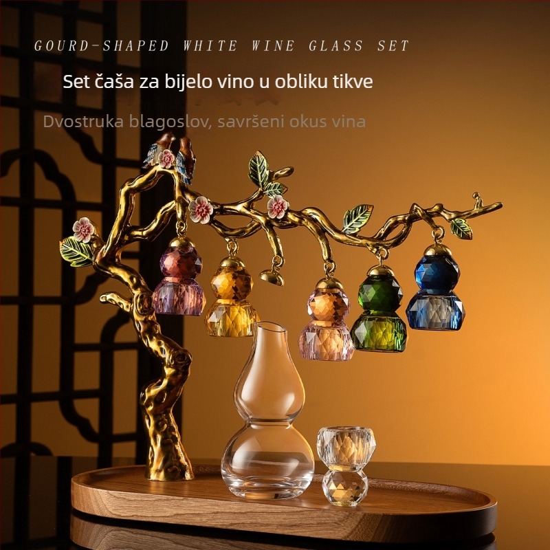 Krištalno staklo set čaša za žestoko piće, kapacitet 1–100 ml, moderan jednostavan stil, mogućnost prilagodbe