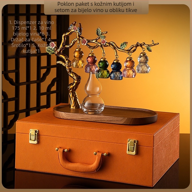 Krištalno staklo set čaša za žestoko piće, kapacitet 1–100 ml, moderan jednostavan stil, mogućnost prilagodbe