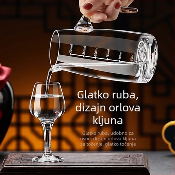 Kristalna čaša za alkoholna pića, tulipanskog oblika, 50 ml, za profesionalne degustatore