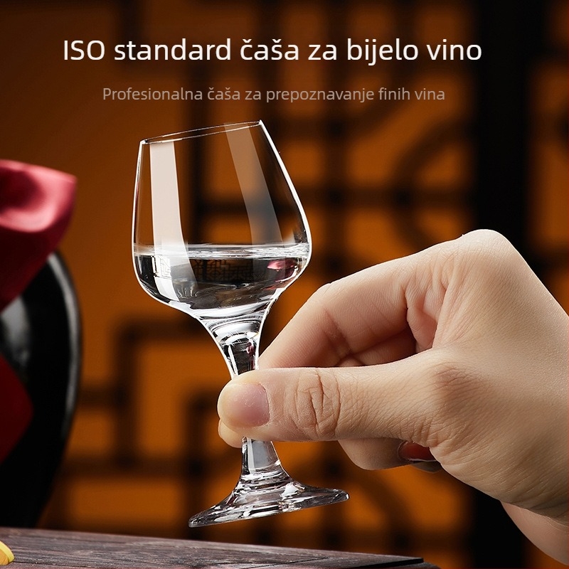 Kristalna čaša za alkoholna pića, tulipanskog oblika, 50 ml, za profesionalne degustatore