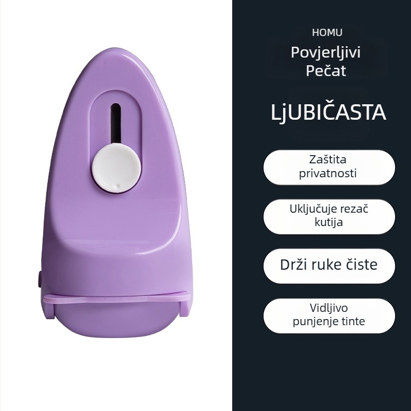 Utilitarni nož za otvaranje paketa – Marka He mu, Model H707, Materijal ABS, Neto težina 20 g, Privatna oznaka: Da