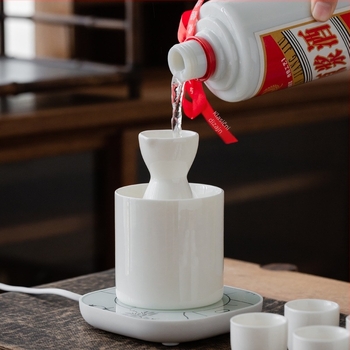 Keramički grijač vina i dozator, kućna upotreba, jednostavan kineski stil, prvoklasna kvaliteta