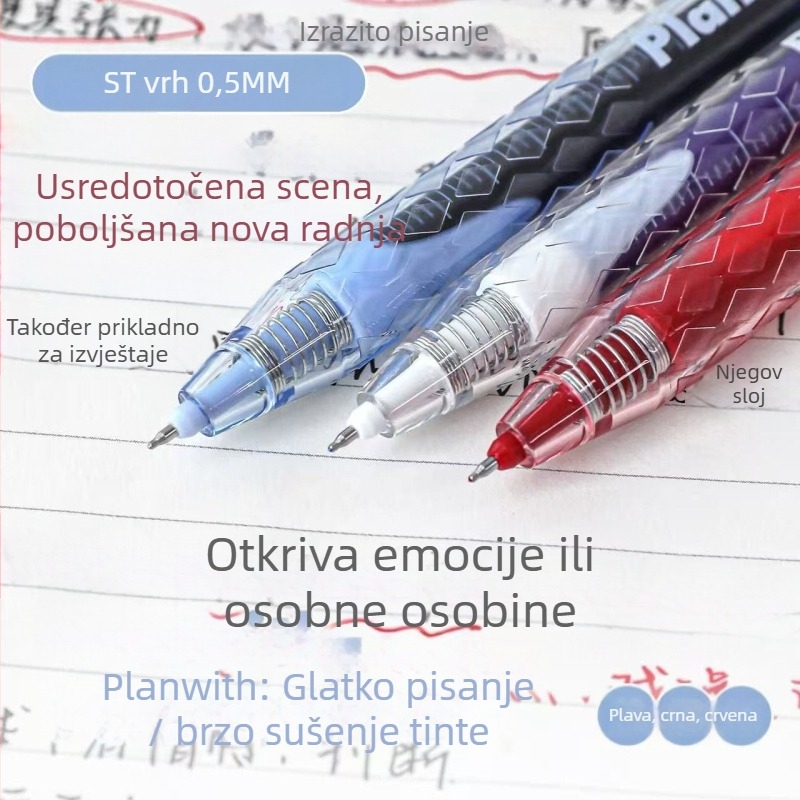 Rosyposy Exam Prep Pen, plastično kućište, neizbrisivo, materijal vrha: drugi materijali