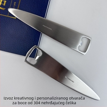 Otvarač za boce piva od nehrđajućeg čelika, kreativni i personalizirani dizajn, višenamjenski otvarač čepova (Brand: Unique)