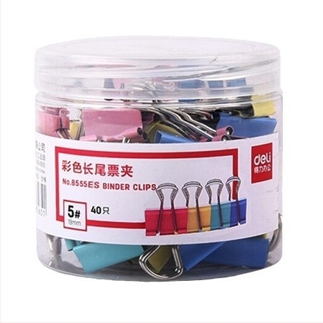 Metalni klip za dokumente, ručni dnevnik, Deli 8555Es