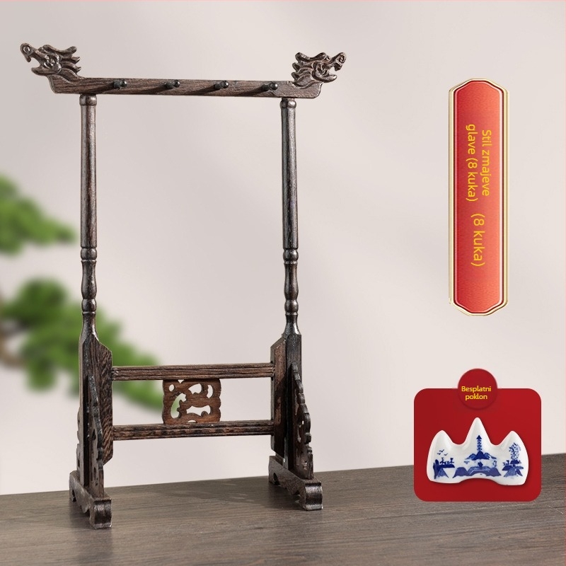 Drveni držač za četke za kaligrafiju – viseći stalak za početnike