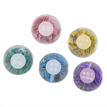 Nehrđajući čelični veliki klip za dokumente s dugom repom, metalni klip, u kutiji