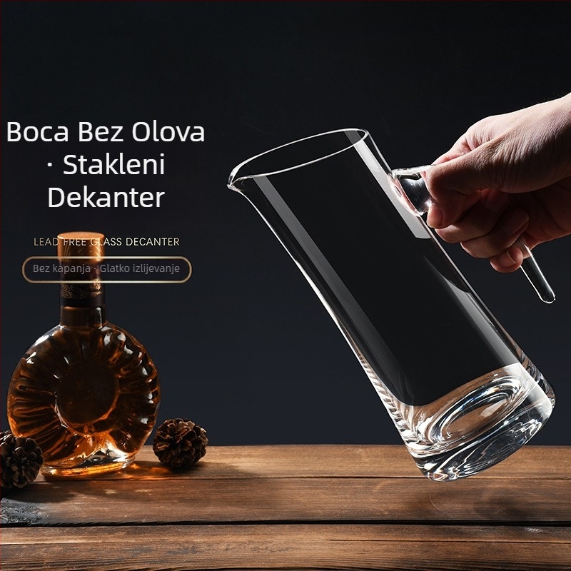 Stakleni dekanter, kapacitet 601–700 ml, moderan jednostavan stil, lansirano 2019