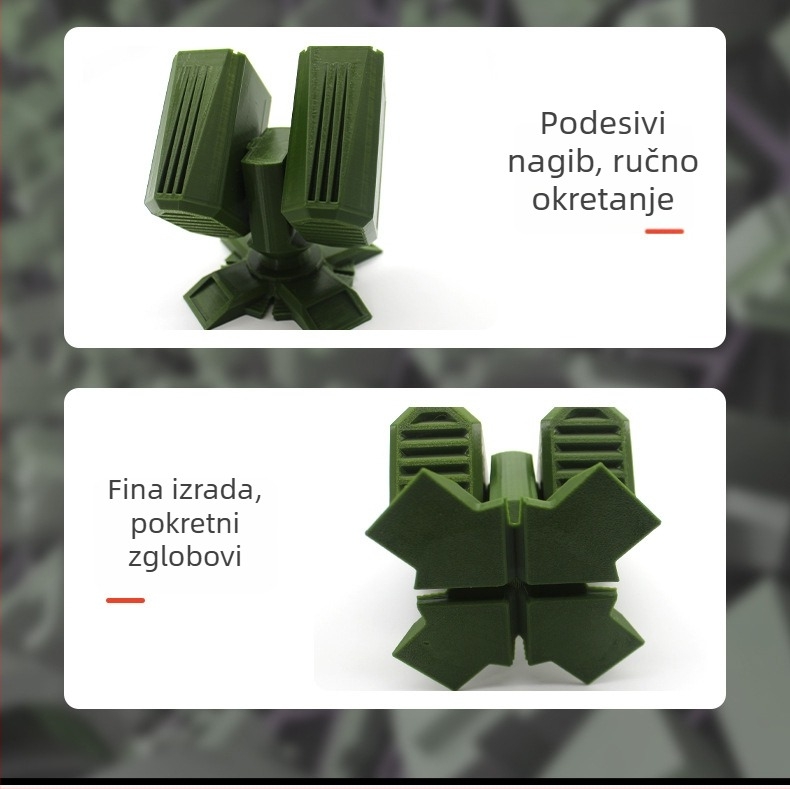 Novi 3D otisnuti držač za olovke s odjelom za projektil za ljubitelje vojne – kreativni poklon