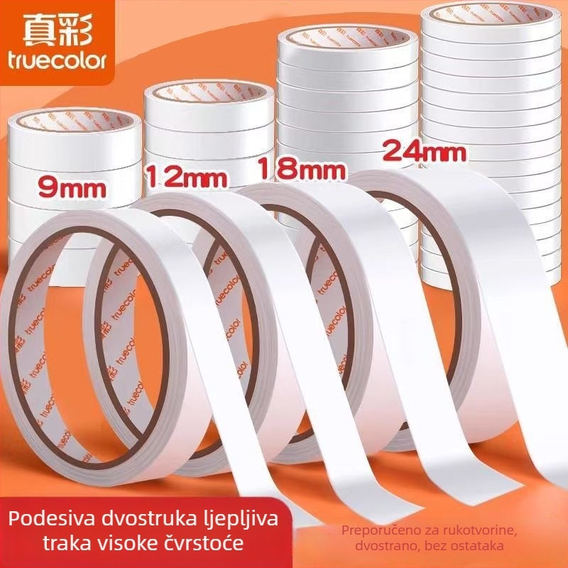 Truecolor dvostrana ljepiva traka, plastika, 40 kom, za ručne radove