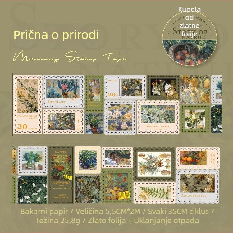 Zlatna folija za dnevnik – PET podloga, Idle Language brend, višestruka upotreba, izdano 2023-05-18