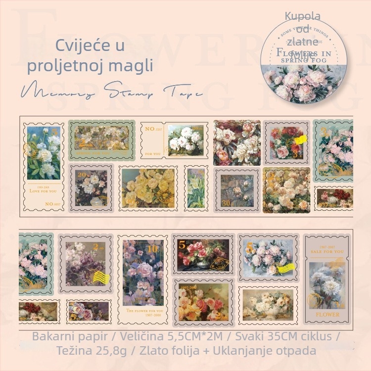 Zlatna folija za dnevnik – PET podloga, Idle Language brend, višestruka upotreba, izdano 2023-05-18