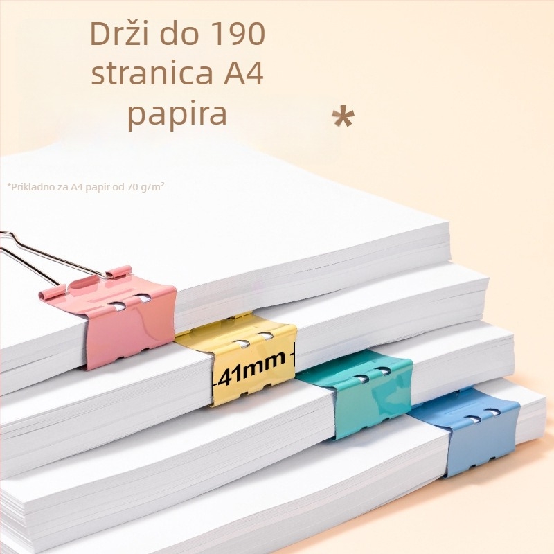 Deli velika klipsa od nehrđajućeg čelika, metalna konstrukcija, Artikal 8552B