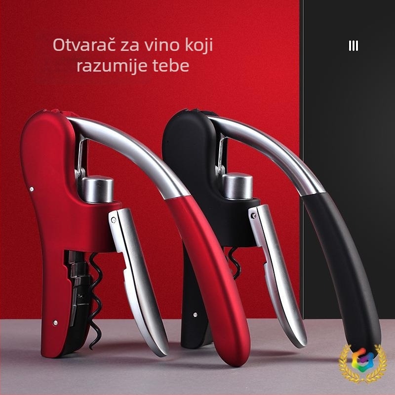 Otvarač boca vina, cinkova legura, višefunkcionalan, kreativni dizajn, kućna upotreba