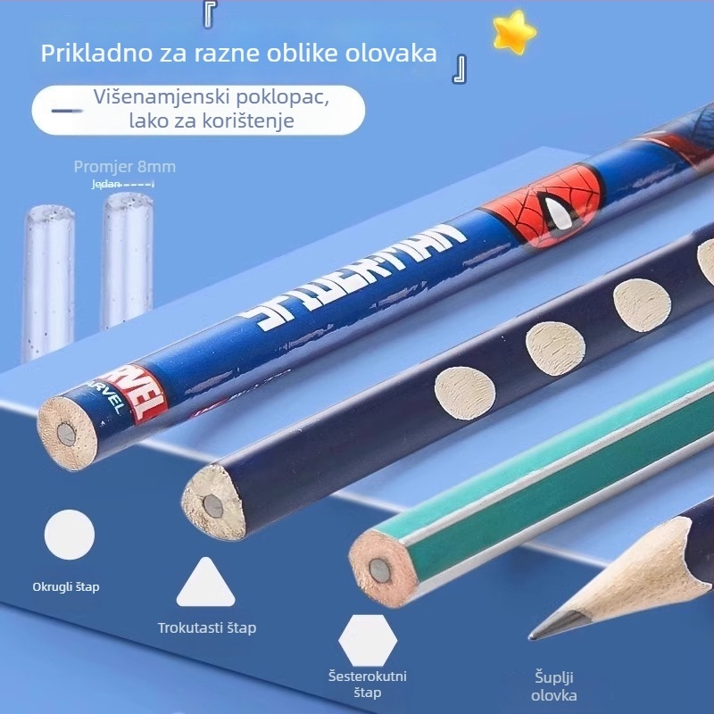 KAPIBALA plastična kapa za olovku, 6 kom, zaštitna kapa vrha olovke