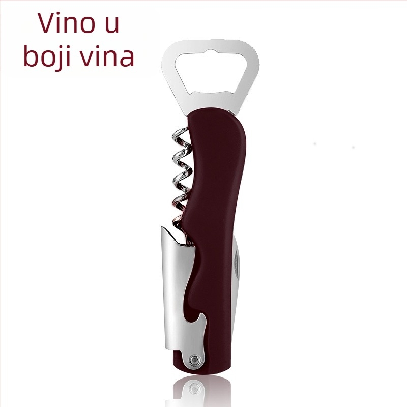 Otvarač boca – za piće i vino, višenamjenski kućni alat, moderni minimalistički dizajn, pakiranje: jedan komad