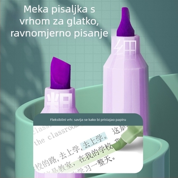 Deli S745 6 komada marker za označavanje s mekim vrhom za bilješke i isticanje