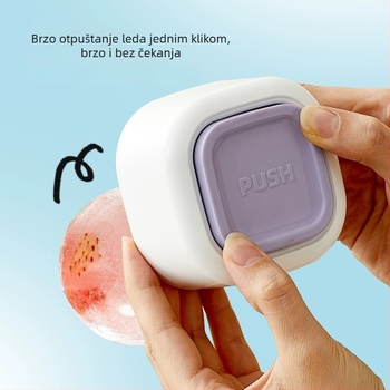 Silikonska velika kalupa za kuglice leda – sferični led, jednostavno otpuštanje, mogućnost prilagođenog logotipa