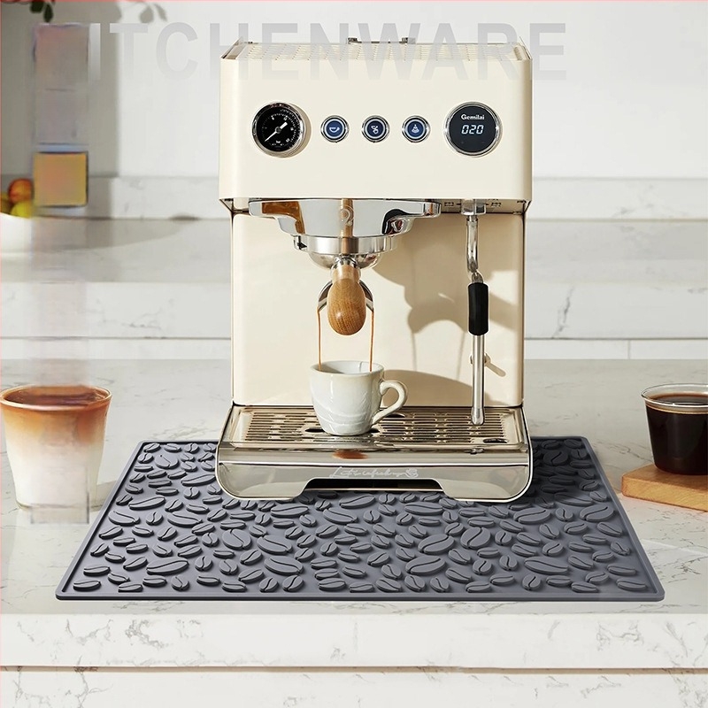 Silikonska podloga za vodeni filtr, podmetač za čaj i čaše, protuklizni bar podmetač, izolacijski odvodni podmetač za aparat za kavu, prilagodljiv logotip