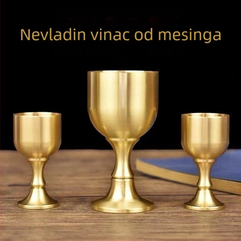Vinska čaša, nehrđajući čelik, nacionalni trend, novi kineski stil (kapacitet 1-100 ml)